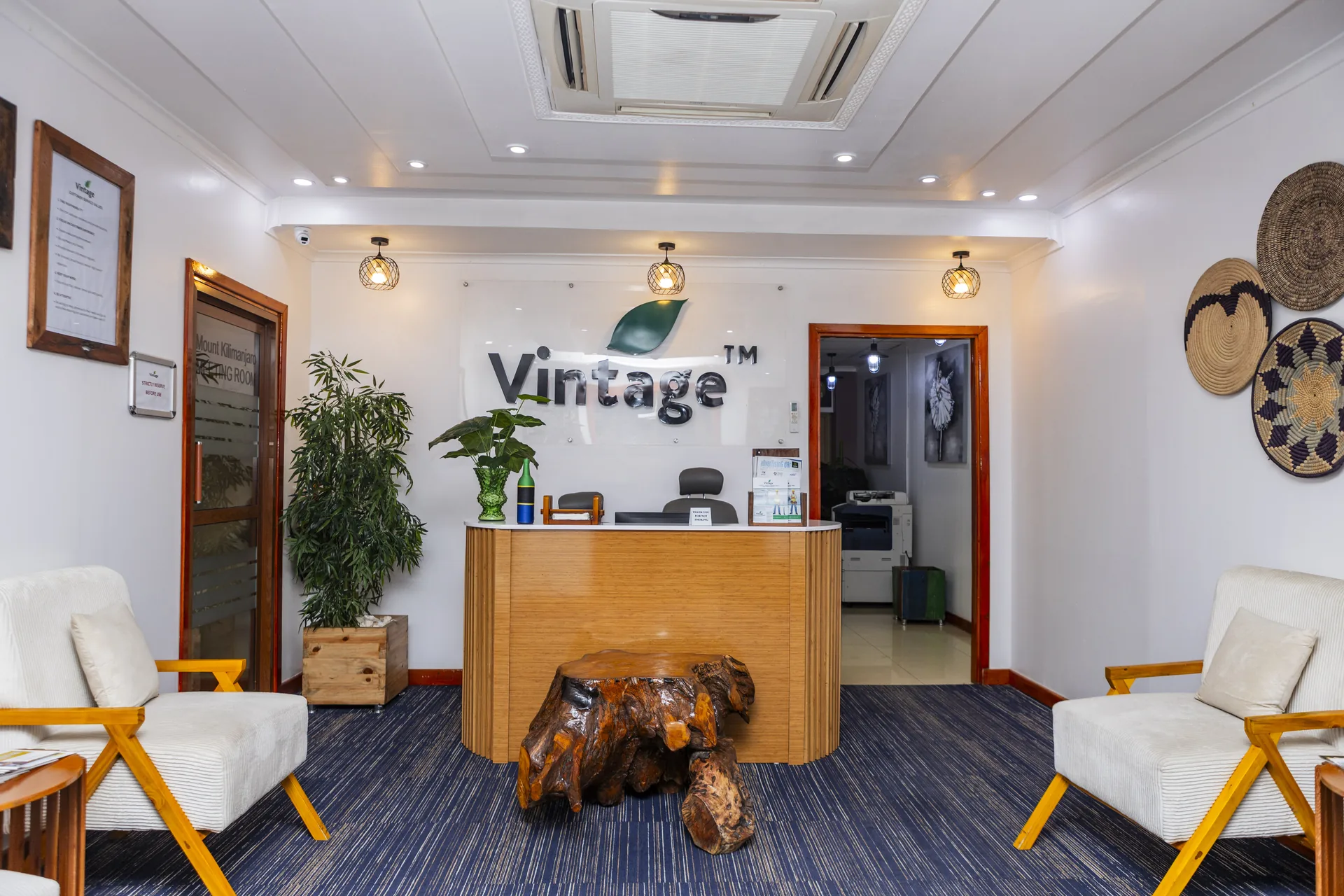 Reception area Vintage International