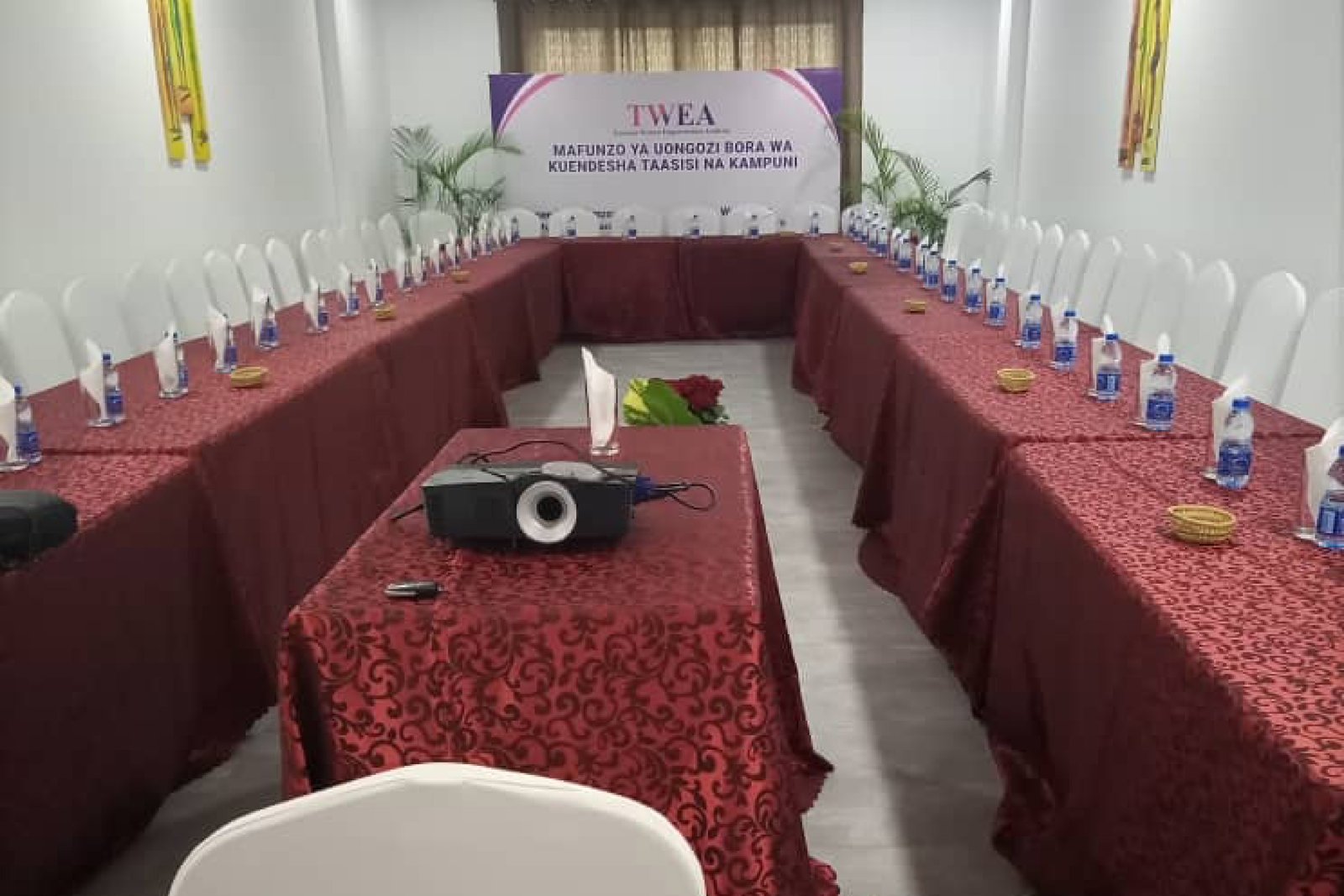 Corporate training room